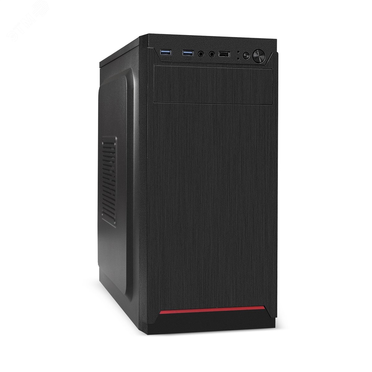 Изображение товара Корпус для ПК, Minitower, mATX, без БП, 1xUSB + 2xUSB 3.0, аудио, чёрный (шт)