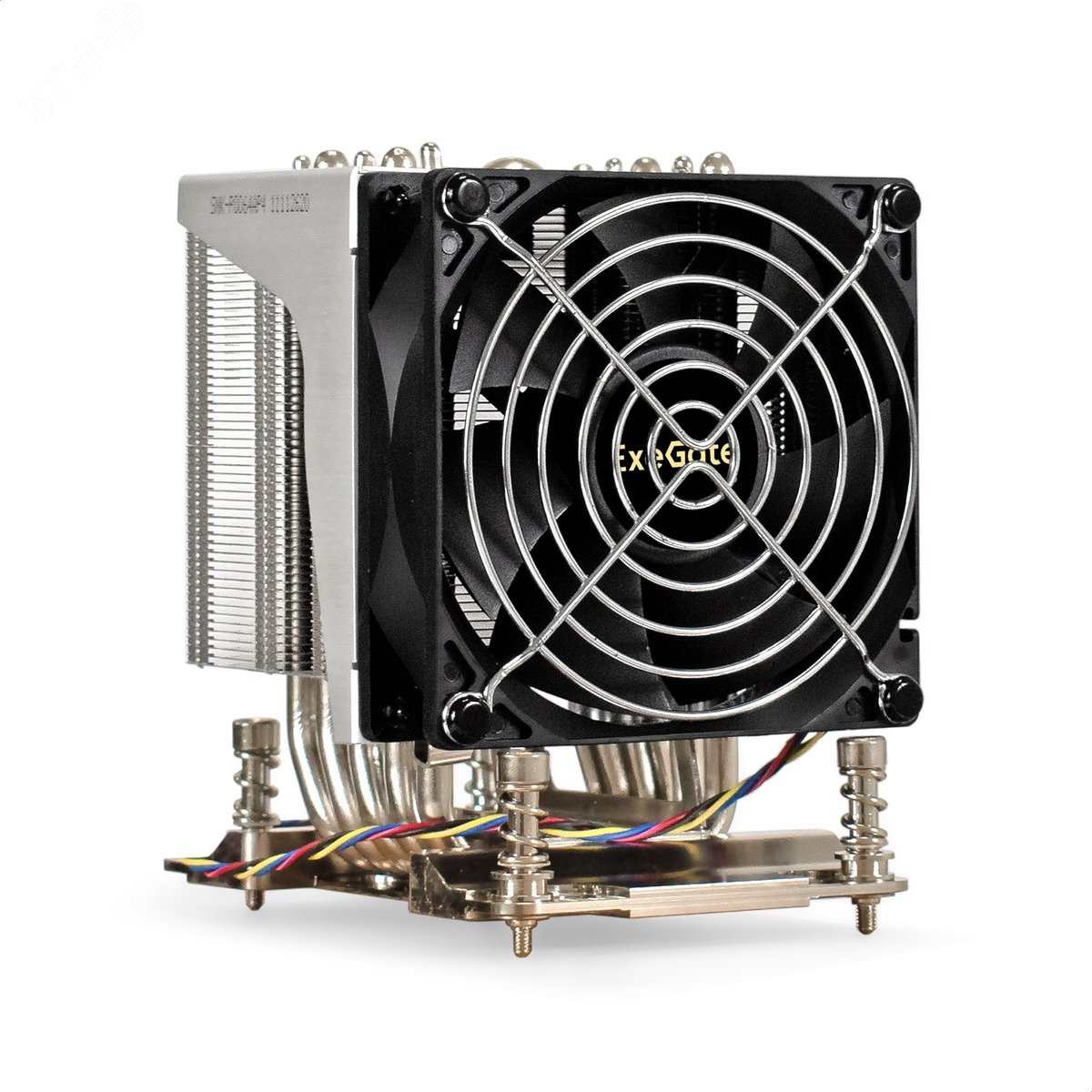 Изображение товара Вентилятор для процессора, TDP 280W, 1900-3800RPM, 4pin, 44db, Al+Cu, 5 трубок, 2 подшипника (шт)