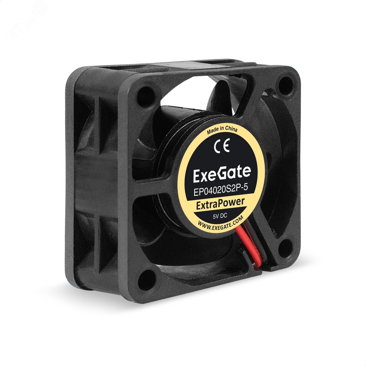 Изображение товара Вентилятор для корпуса 5В DC ExtraPower, 40x40x20 мм, 2pin, 7000RPM, 30dBA, подшипник скольжения (шт)