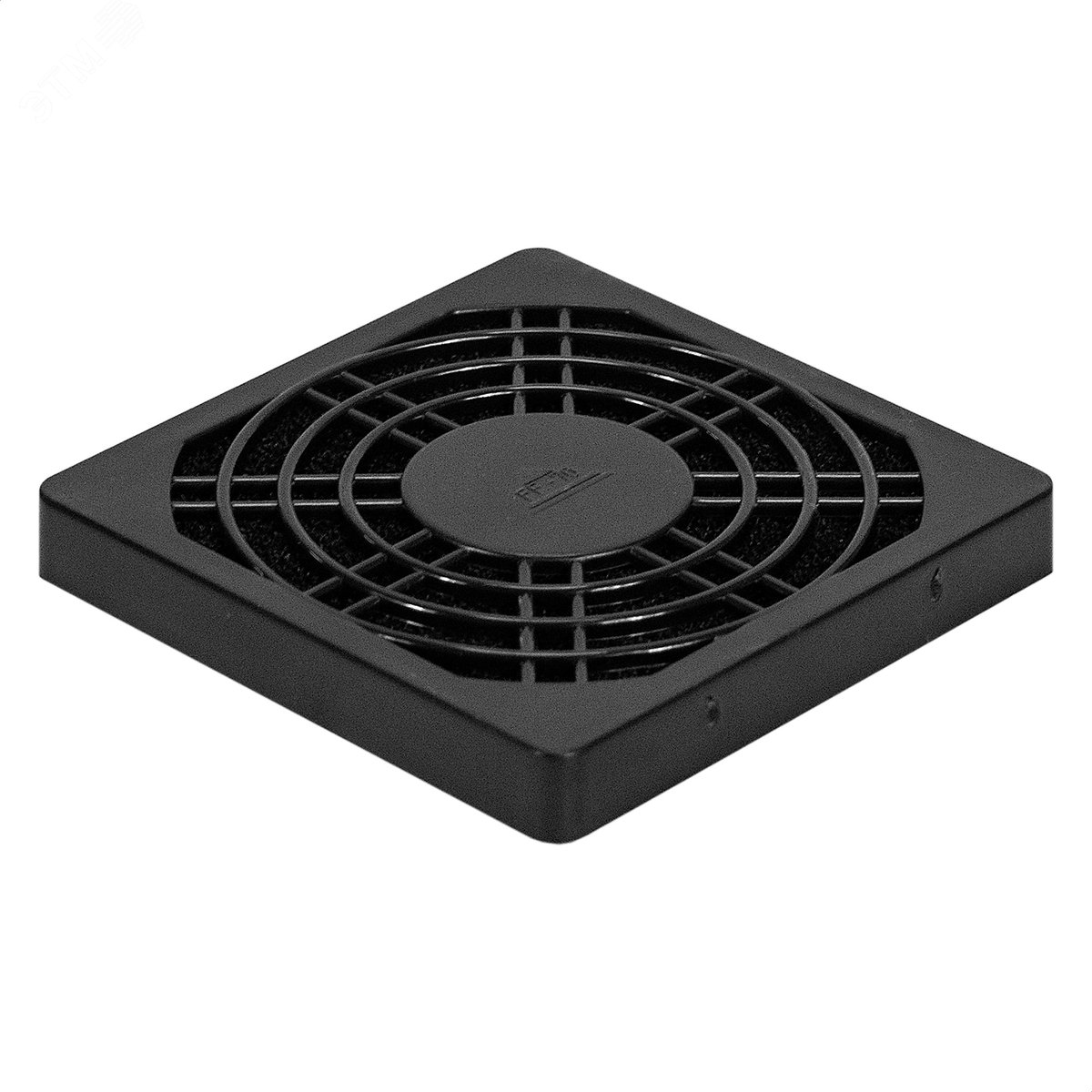 Изображение товара Решетка для вентилятора 70x70 мм, квадратная, черная, пластиковая, с пылевым фильтром (шт)