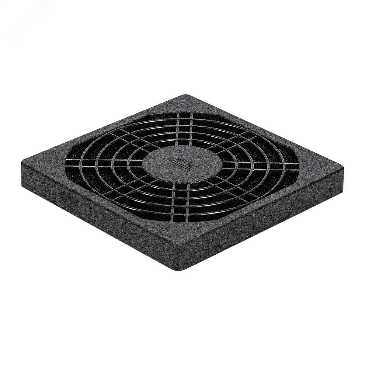 Изображение товара Решетка для вентилятора 80x80 мм, квадратная, черная, пластиковая, с пылевым фильтром (шт)