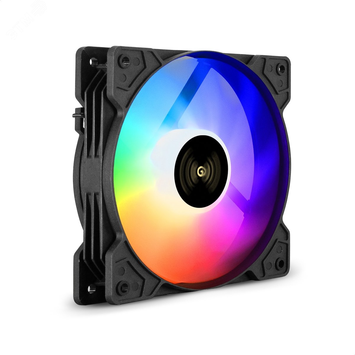 Изображение товара Вентилятор для корпуса с ARGB, 120x120x25 мм, 6pin, 1200RPM, 33dBA, гидродинамический подшипник (шт)