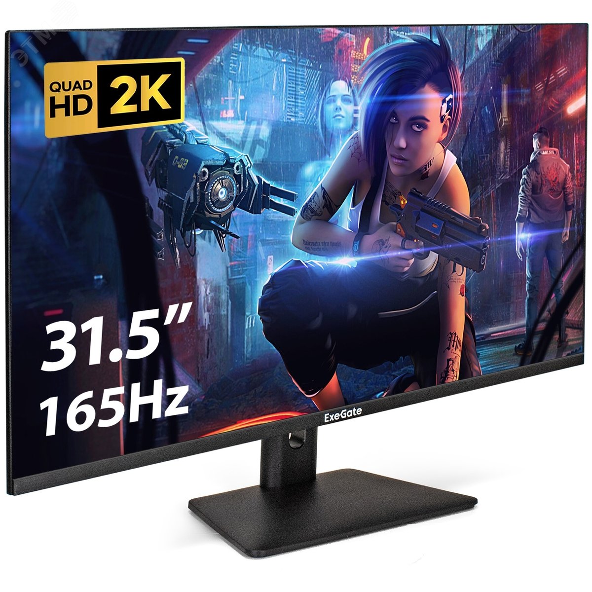 Изображение товара Игровой монитор ExeGate Combat EG3207A 31.5" WQHD 165 Гц IPS LED