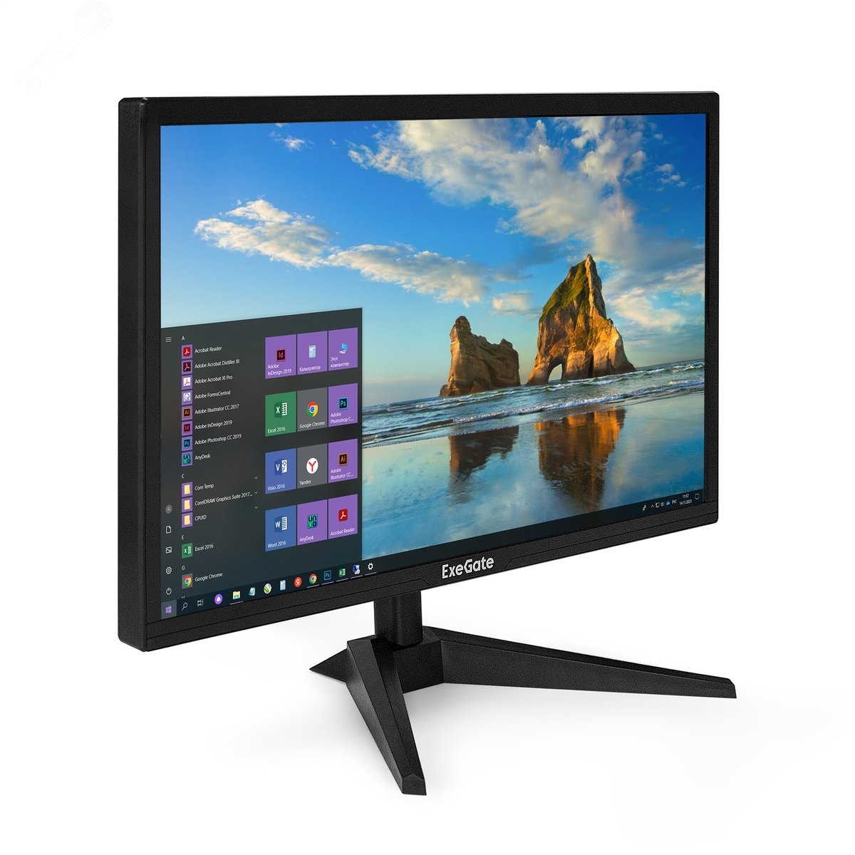 Изображение товара Монитор ExeGate EB2200A 21.5" Full HD VA 75Гц черный Изображение товара Монитор ExeGate EB2200A 21.5" Full HD VA 75Гц черный