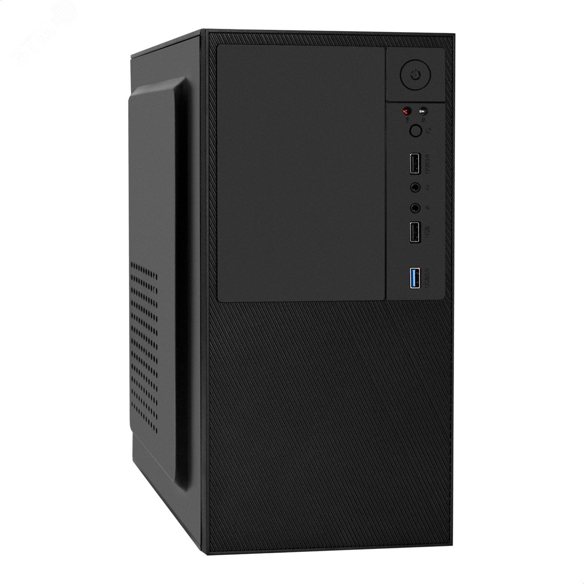 Изображение товара Корпус для ПК, Minitower, mATX, без БП, 1xUSB + 2xUSB 3.0, HD Audio, чёрный (шт)