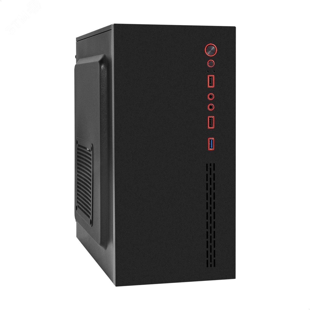 Изображение товара Корпус для ПК, Minitower, mATX, БП 450W, 1xUSB + 2xUSB 3.0, HD Audio, чёрный (шт)