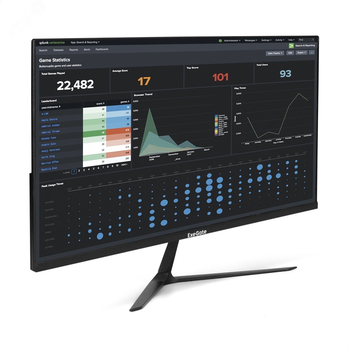 Изображение товара Монитор 27'' ExeGate ProSmart EZ2700 IPS FHD с HDMI и VGA