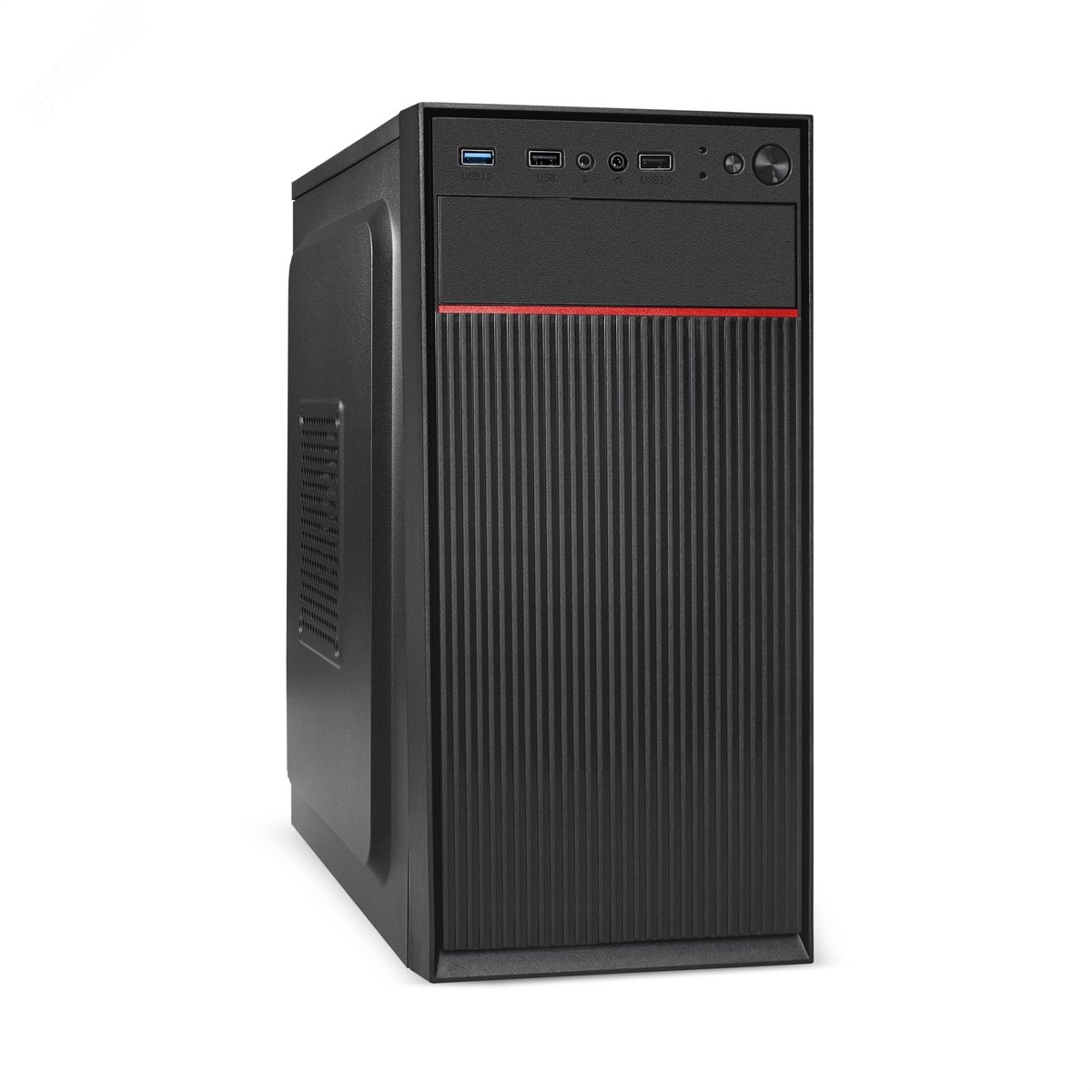 Изображение товара Корпус для ПК, Minitower, mATX, БП 450W, 2xUSB + 1xUSB 3.0, аудио, чёрный (шт)