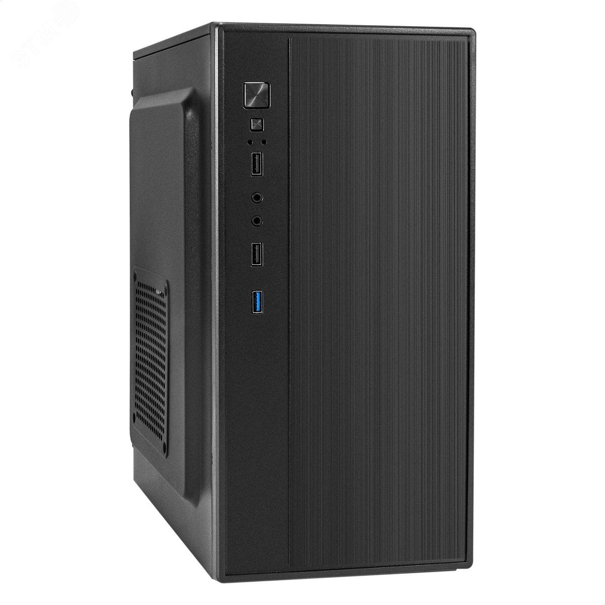 Изображение товара Корпус для ПК, Minitower, mATX, БП 400W, 2xUSB + 1xUSB 3.0, HD Audio, чёрный (шт)