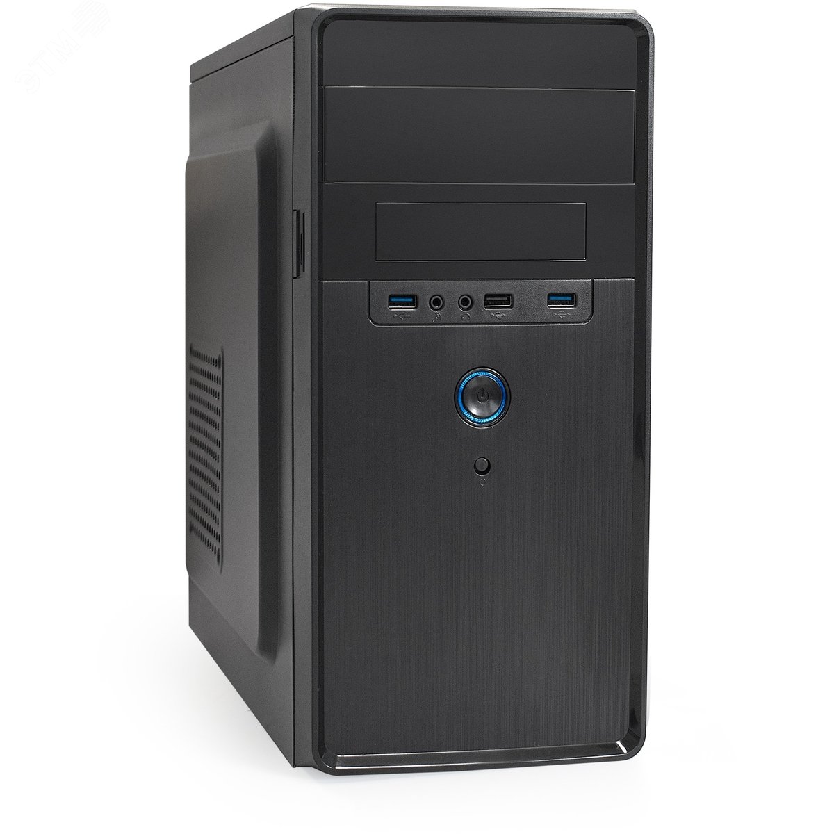 Изображение товара Корпус для ПК, Minitower, mATX, БП 450W, 1xUSB + 2xUSB 3.0, HD аудио, чёрный (шт)