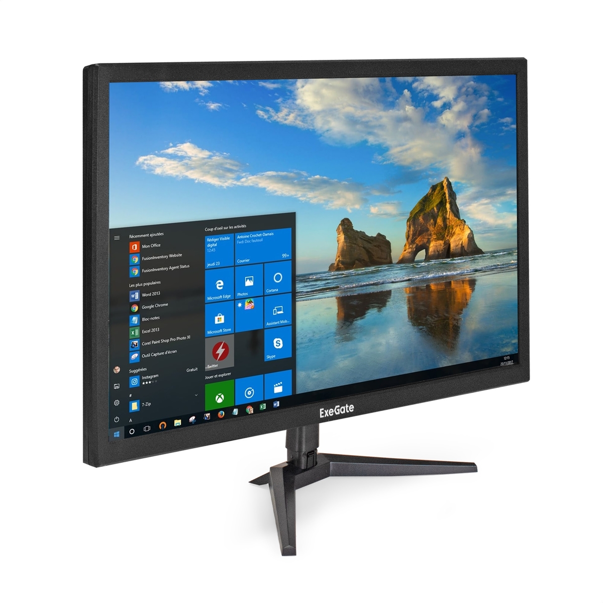 Монитор для ПК 23.8'' EB2400, TN LED Grade A+, FHD, 1920x1080, 60Гц, 200cd/m2, 1000:1, 5ms, D-Sub, HDMI, каб. HDMI 1.5м, VESA, черный