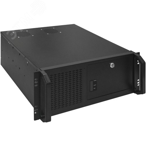 Изображение товара Серверный корпус 4U, 19'' стоечный, глубина 450 мм, без БП, USB (шт)