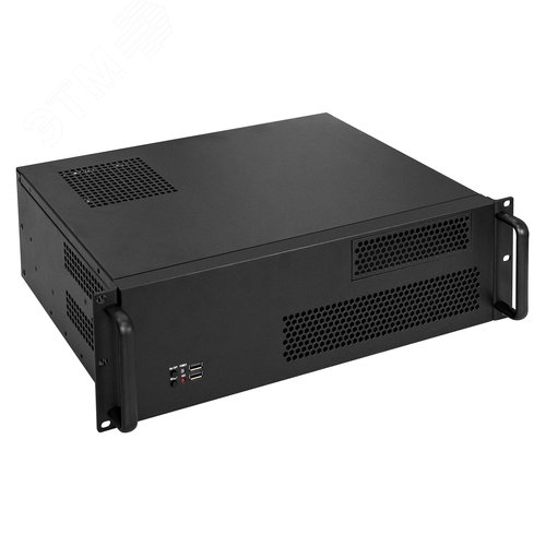 Изображение товара Серверный корпус 3U, 19'' стоечный, глубина 330 мм, без БП, USB (шт)