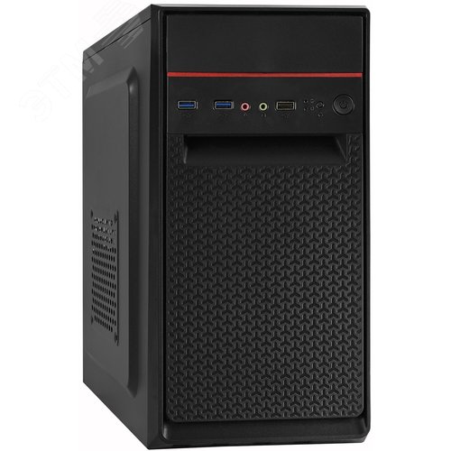 Изображение товара Корпус для ПК, Minitower, mATX, БП 450W, 1xUSB + 2xUSB 3.0, аудио, чёрный (шт)