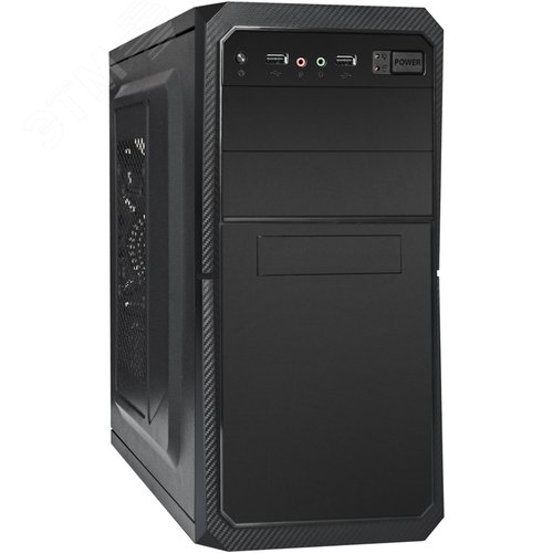 Изображение товара Корпус для ПК, Minitower, mATX, БП 500W, 2xUSB, аудио, чёрный (шт)