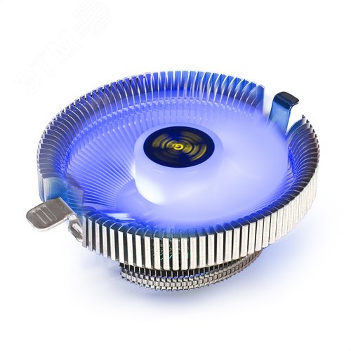 Изображение товара Вентилятор для процессора 90 мм, TDP 75W, 800-2400RPM, 4pin, 11-24db, Al, гидроподшипник, подсветка (шт)