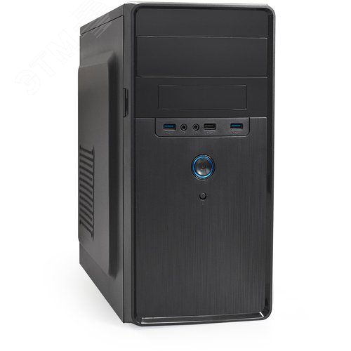 Изображение товара Корпус для ПК, Minitower, mATX, без БП, 1xUSB + 2xUSB 3.0, HD аудио, чёрный (шт)