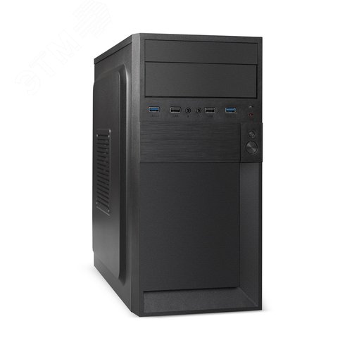 Изображение товара Корпус для ПК, Minitower, mATX, БП 400W, 2xUSB + 2xUSB 3.0, аудио, чёрный (шт)