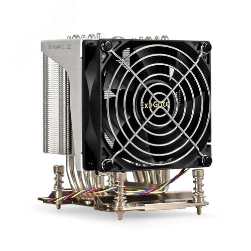 Изображение товара Вентилятор для процессора, TDP 280W, 1900-3800RPM, 4pin, 44db, Al+Cu, 5 трубок, 2 подшипника (шт)