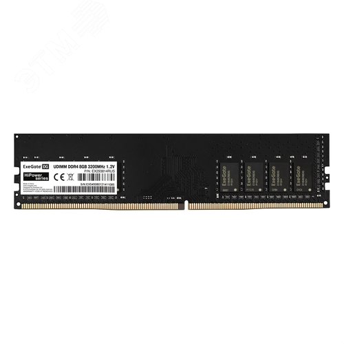 Изображение товара Модуль памяти 8 ГБ HiPower, DIMM DDR4, 3200 МГц, 25600 Мб/с (шт)