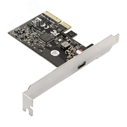 Изображение товара Плата расширения PCI-E с 1 внешним портом USB 3.2 Gen2x2 Type-C (20 Гбит/с), чип ASMedia ASM3242 (шт)