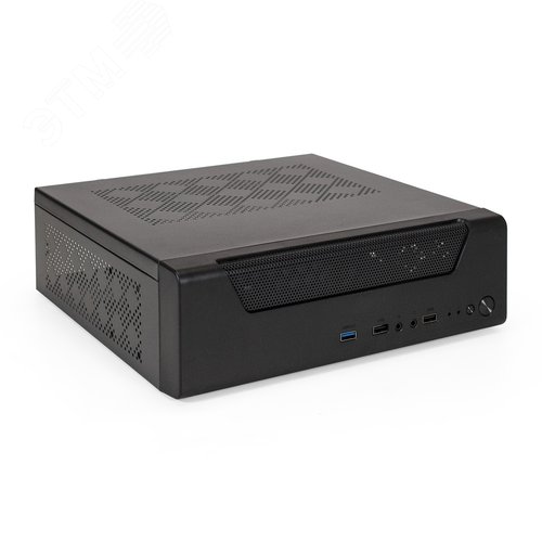 Изображение товара Корпус для ПК, mini-ITX, без БП, 2xUSB + 1xUSB 3.0, аудиопорты, чёрный (шт)