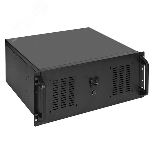 Изображение товара Серверный корпус 4U, 19'' стоечный, глубина 350 мм, без БП, 2xUSB (шт)
