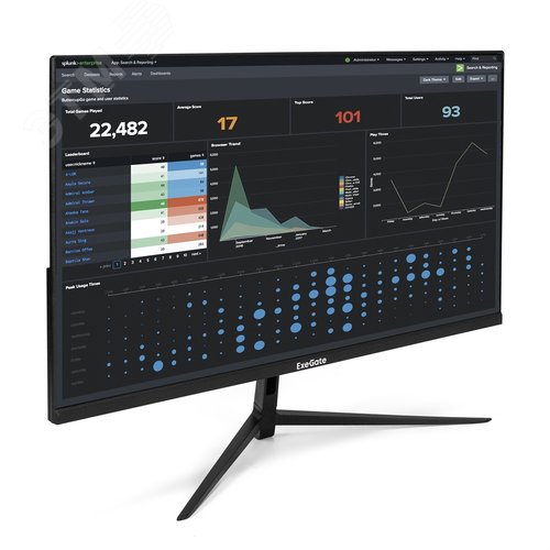 Изображение товара Монитор для ПК 27'' SmartView EP2700A, IPS LED Grade A+, FHD, 1920x1080, 75Гц, 250cd/m2, 1000:1, 5ms, D-Sub, HDMI, audio-out, встроенный БП, каб. HDMI 1.5м, VESA, черный (шт)