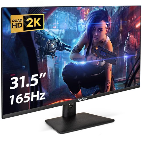 Изображение товара Монитор для ПК игровой 31.5'' Combat EG3207A, IPS LED Grade A+, 2560x1440, 165Гц, WQHD, 300cd/m2, 1000:1, 1ms, 2xHDMI2.0, DP, USB, audio-out, каб. DP 1.5м, VESA, черный (шт)