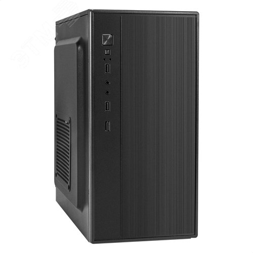 Изображение товара Корпус для ПК, Minitower, mATX, без БП, 2xUSB, HD Audio, чёрный (шт)