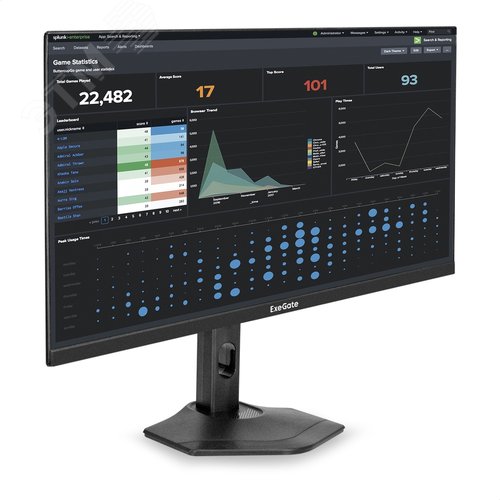 Изображение товара Монитор для ПК 27'' SuperView EH2700TA, IPS LED Grade A+, FHD, 1920x1080, 100Гц, 250cd/m2, 1000:1, 3-5ms, Speakers, D-Sub, HDMI, DP, audio-out, каб. HDMI 1.5м, VESA, рег. выс., пов. экр. на 90 град, черный (шт)