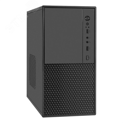 Изображение товара Корпус для ПК, Minitower, mATX, без БП, 2xUSB, аудио HD, чёрный (шт)