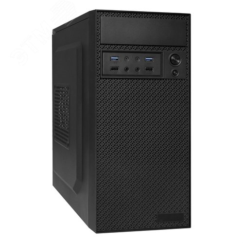 Изображение товара Корпус для ПК, Minitower, mATX, БП 350W, 2xUSB + 2xUSB 3.0, аудио, чёрный (шт)