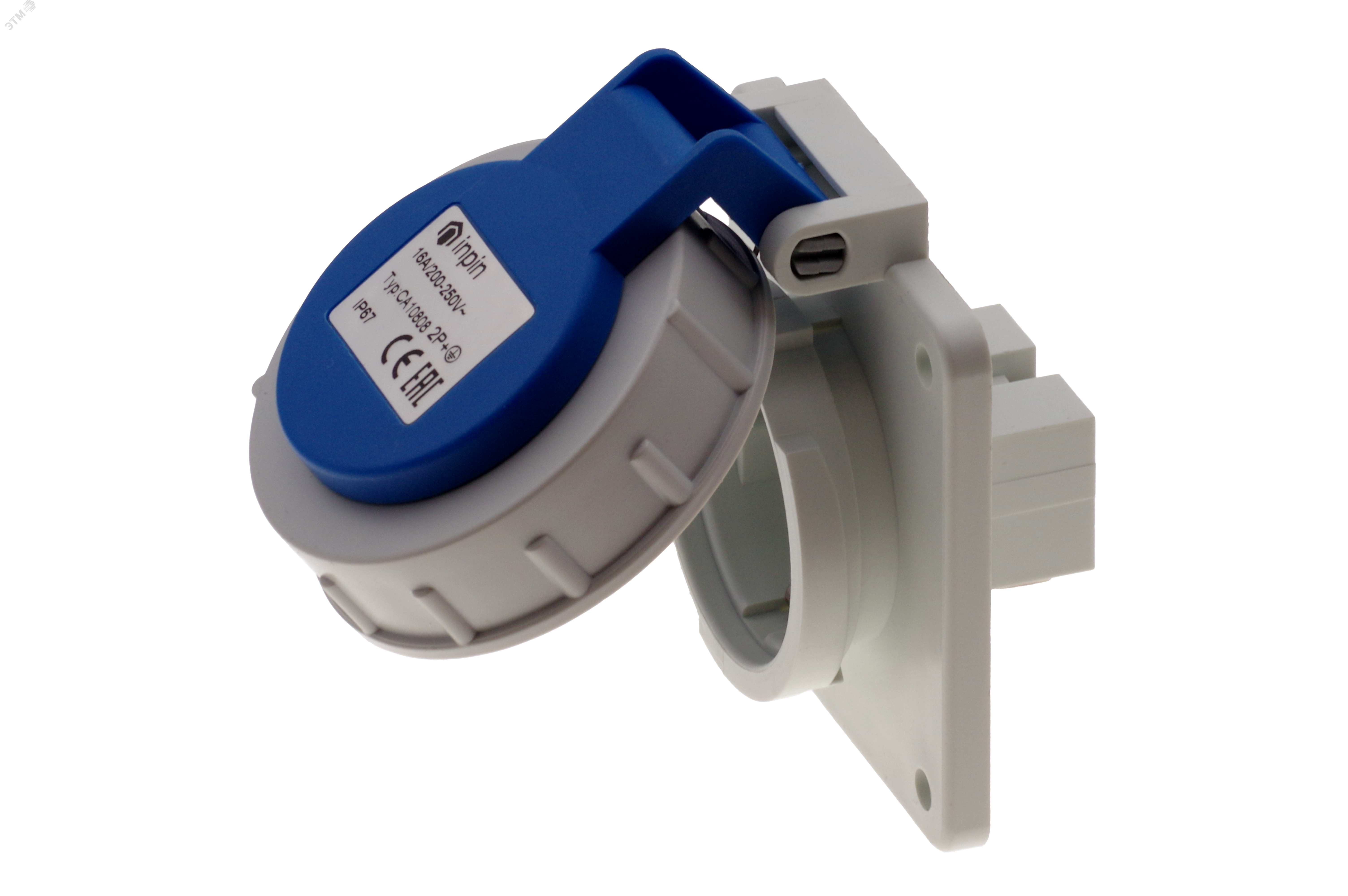 Изображение товара Розетка встраиваемая Schuko 16A/230V/2P+E/IP67 (шт)