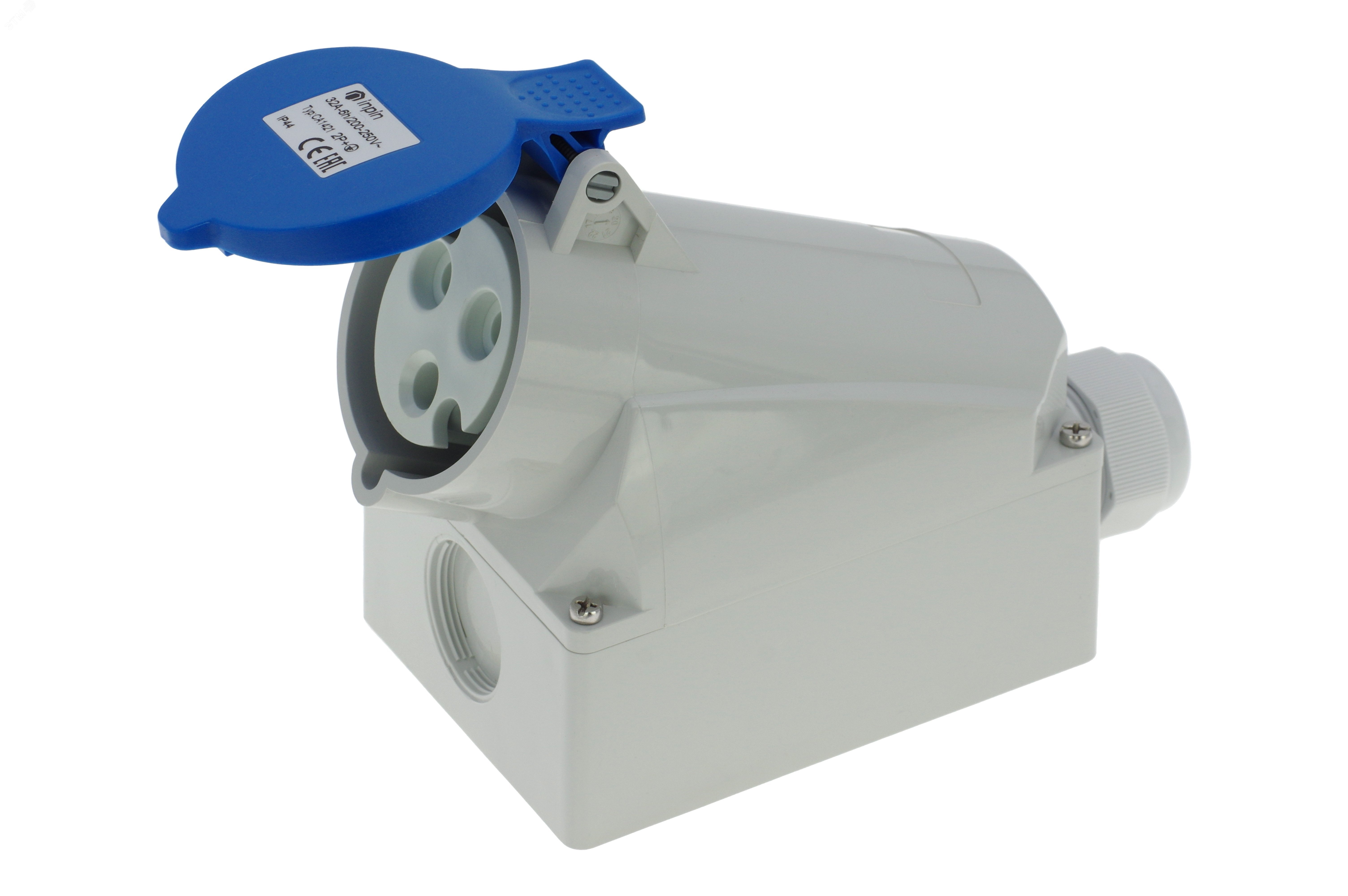 Изображение товара Розетка настенная 32A/230V/1P+N+E/IP44 INPIN