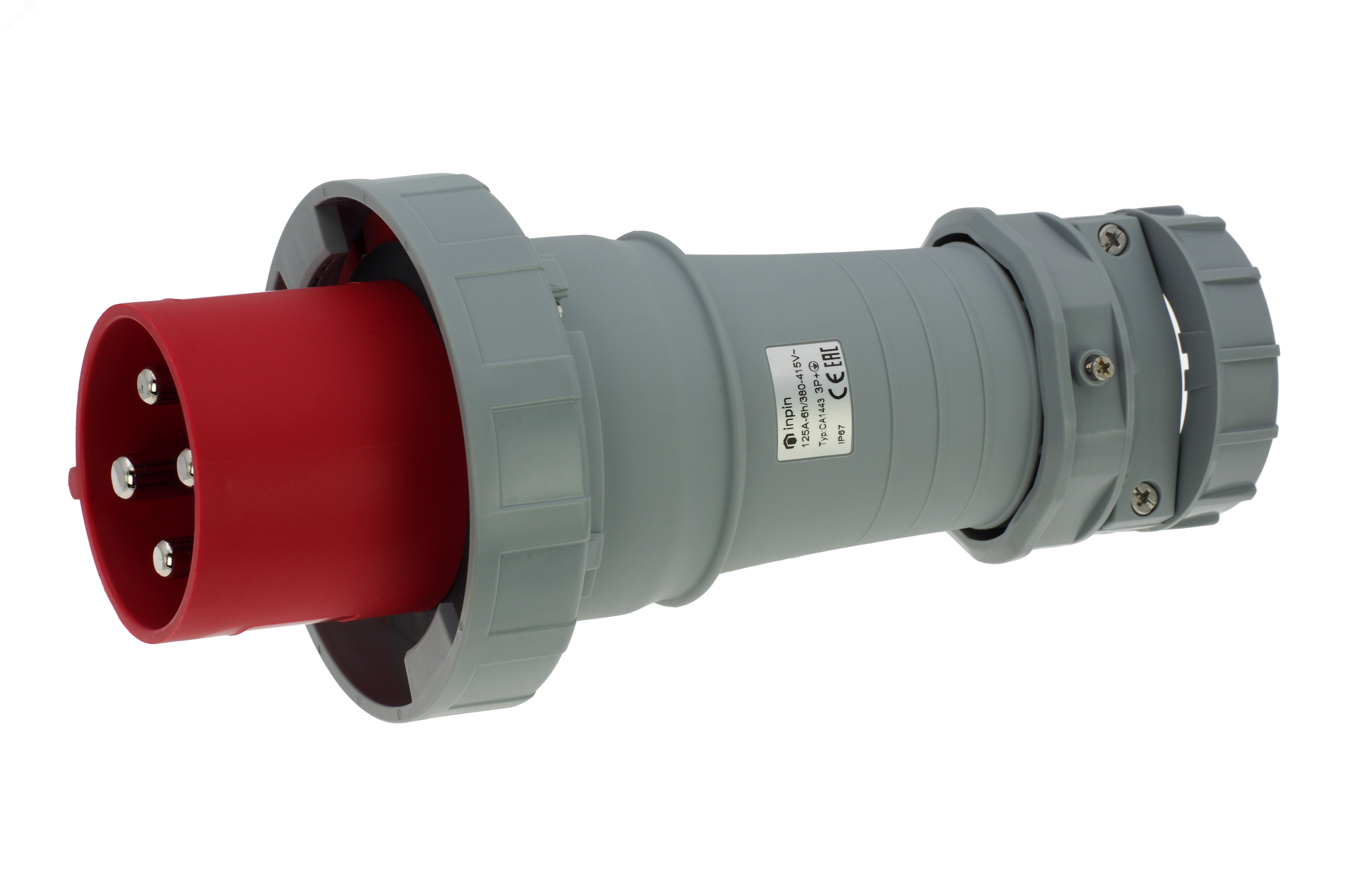 Изображение товара Вилка кабельная 125A 400V IP67 для силовых соединений INPIN