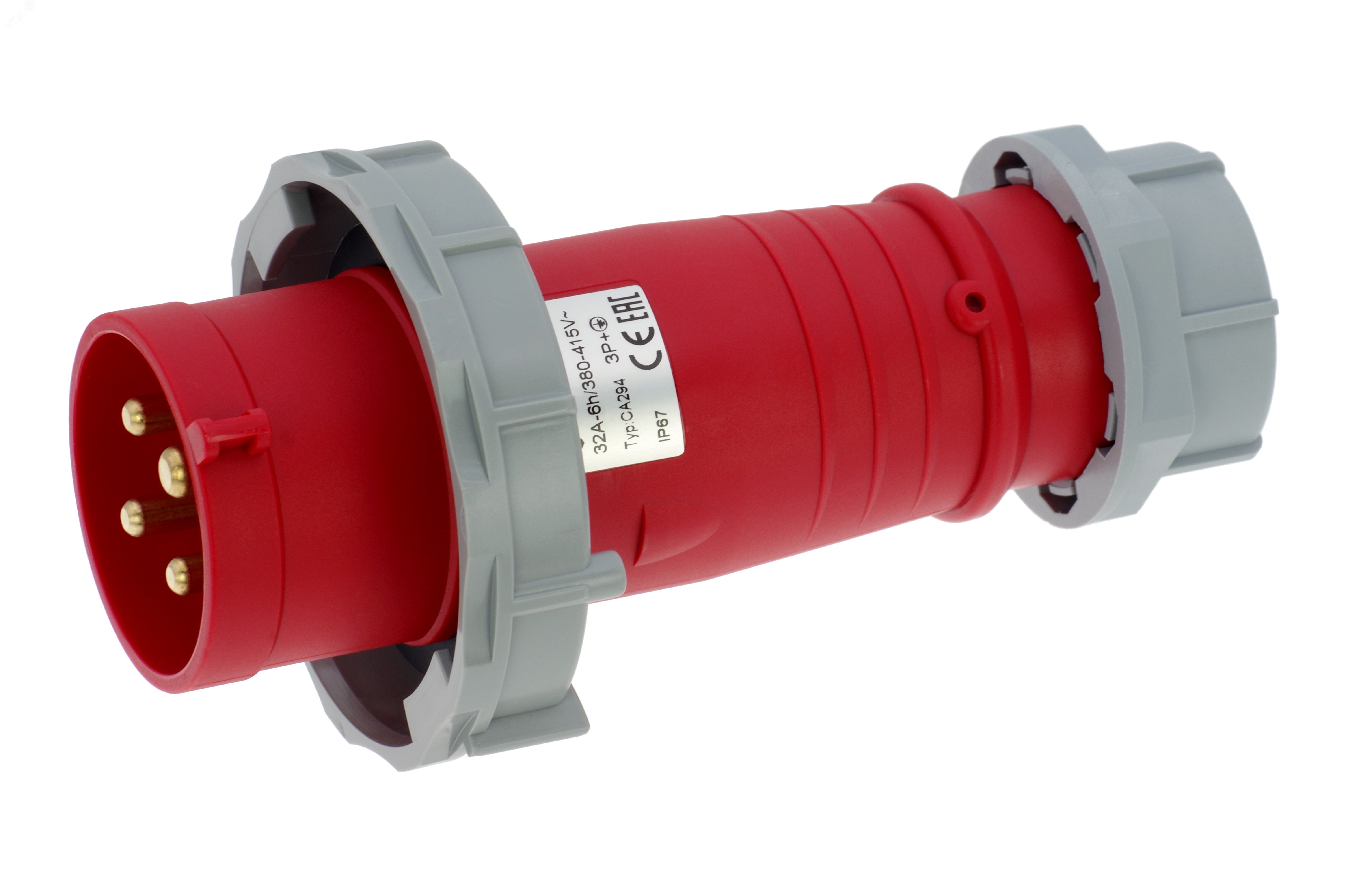 Изображение товара Вилка кабельная 32A/400V/3P+E/IP67 INPIN для промышленных условий