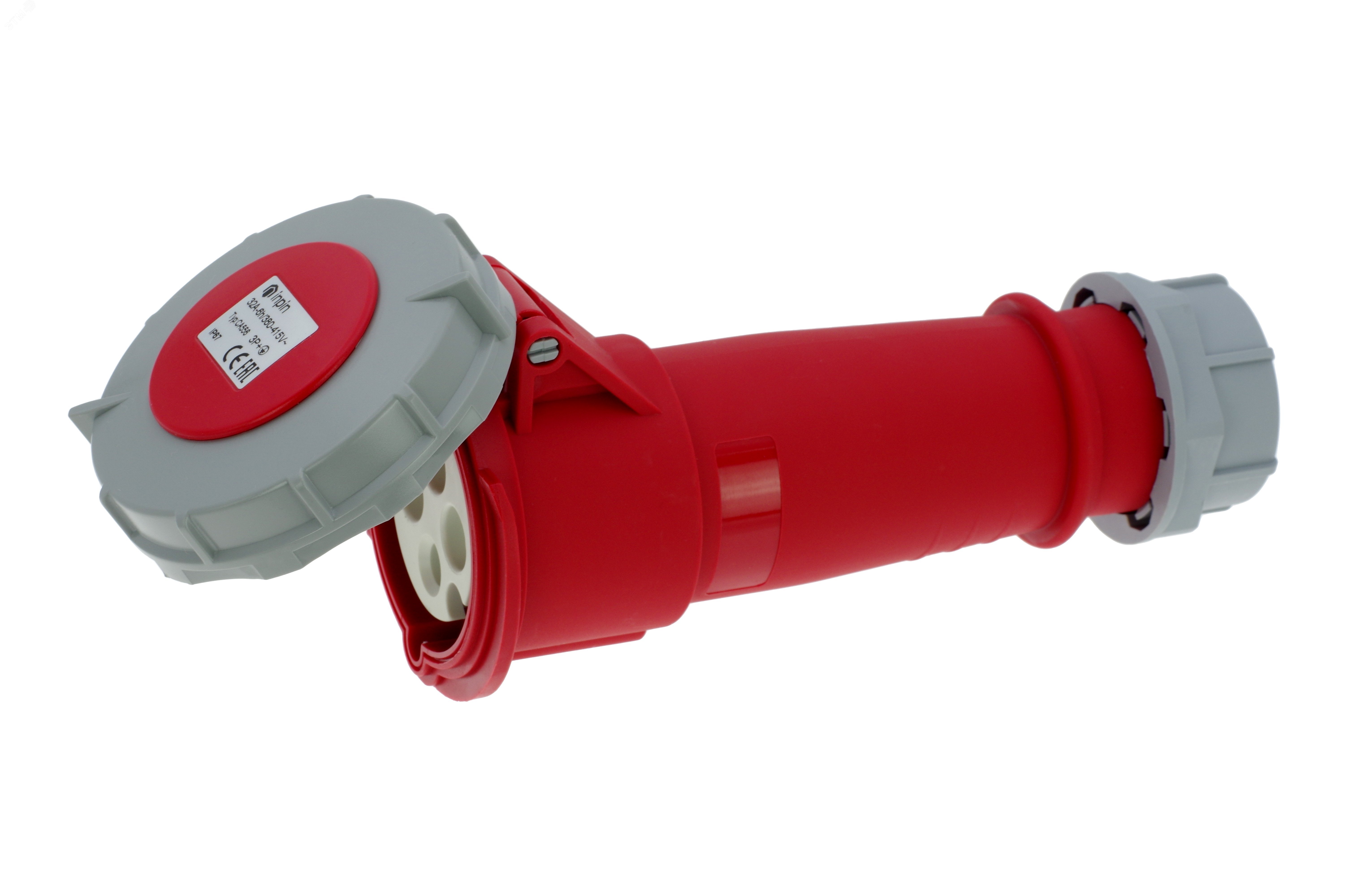 Изображение товара Розетка кабельная силовая 32A 400V IP67 INPIN CA556