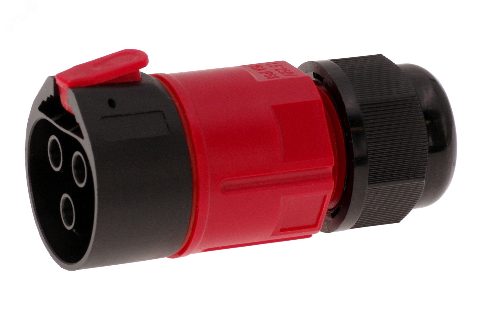 Изображение товара Розетка кабельная IP68 16A 250V безвинтовые контакты для соединения проводов