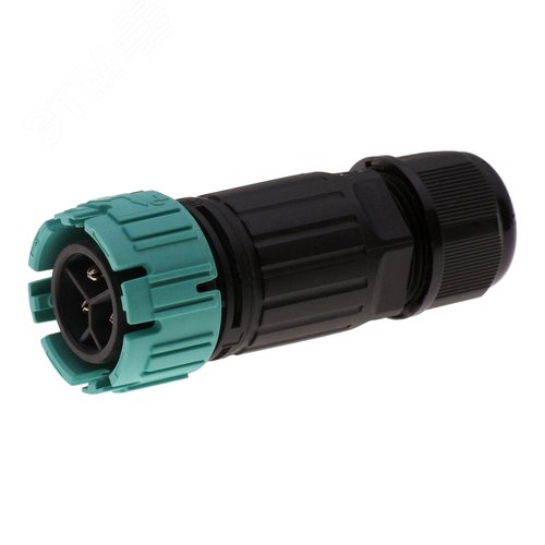 Изображение товара Вилка кабельная 16A/450V/1P+N+E/IP68/D9-12 мм, безвинтовые контакты (реализуется с ответной частью CAWP23-F) (шт)