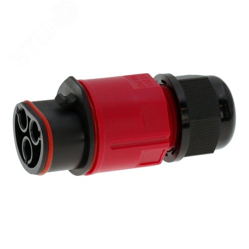 Изображение товара Вилка кабельная 16A/250V/1P+N+E/IP68/D6-12 мм, безвинтовые контакты (реализуется с ответной частью CAWP33-F) (шт)