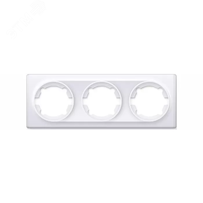 Изображение товара Тройная рамка для фотографий белая Florence 3 поста