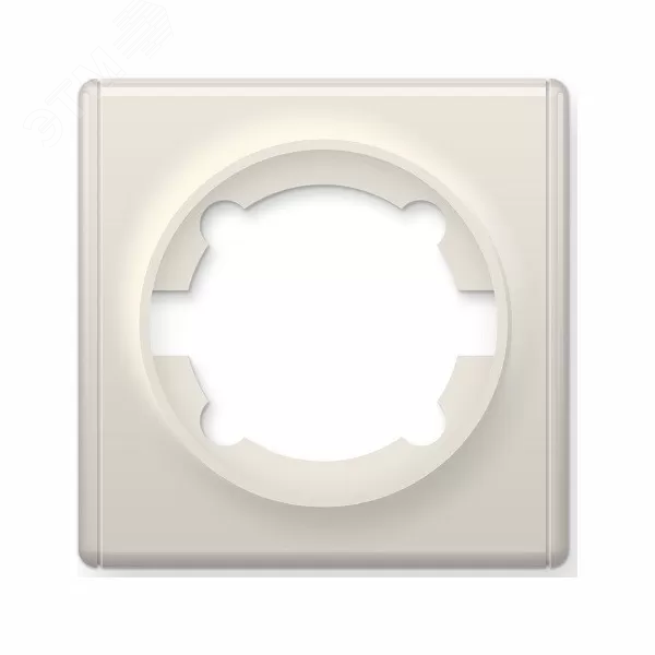 Изображение товара Рамка одинарная, цвет бежевый (серия Florence) (шт)