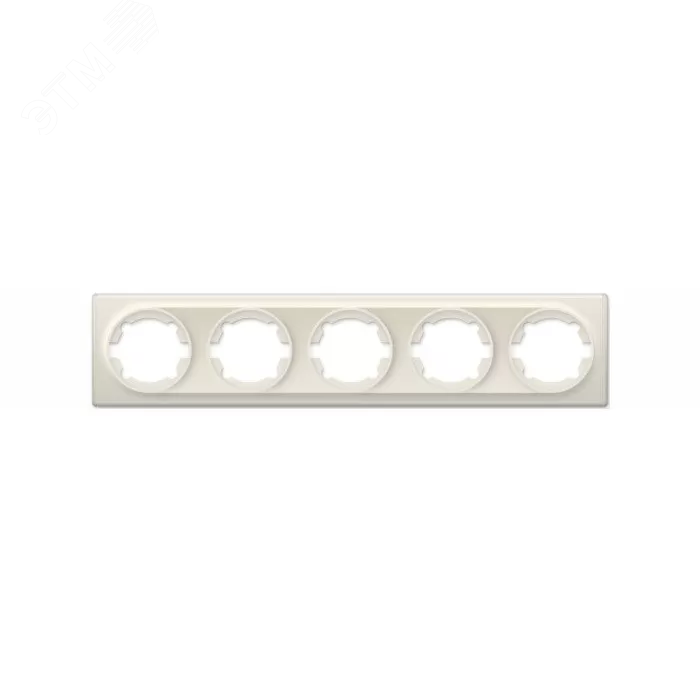 Изображение товара Рамка на 5 приборов серия Florence бежевый Китай