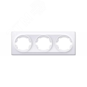 Изображение товара Рамка тройная, цвет белый (серия Florence) (шт)