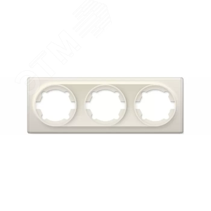 Изображение товара Рамка тройная, цвет бежевый (серия Florence) (шт)