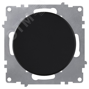 Изображение товара Выключатель одинарный, цвет чёрный (серия Florence) (шт)