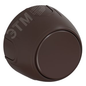 Изображение товара Выключатель одинарный Rotondo, цвет коричневый (шт)