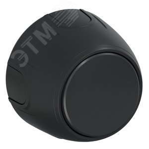 Изображение товара Выключатель одинарный Rotondo, цвет черный (шт)