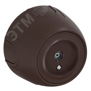 Изображение товара Розетка антенная TV Rotondo, цвет коричневый (шт)